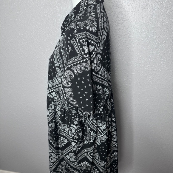 Miss Guided-- Black Bandana Dress‎ size 10 - Picture 3 of 8
